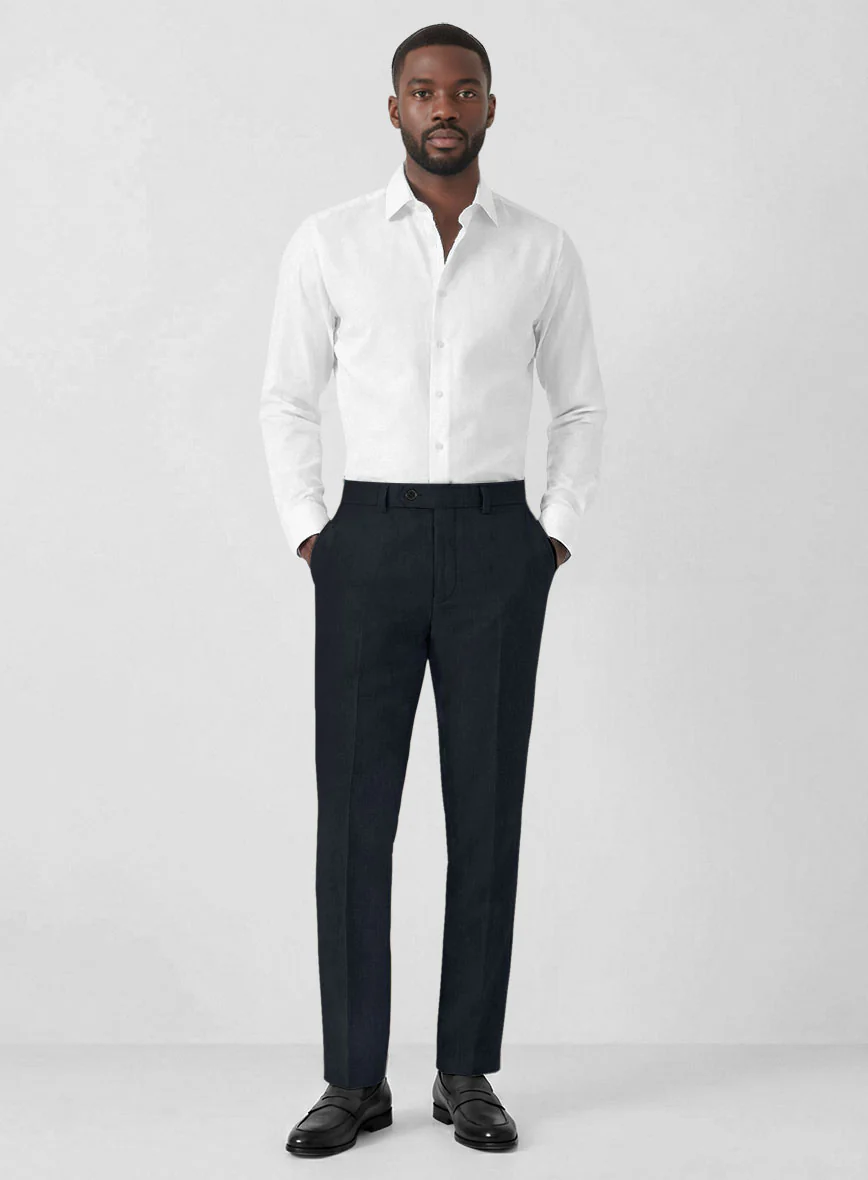 Solbiati Art Du Lin Deep Blue Linen Suit - Image 7