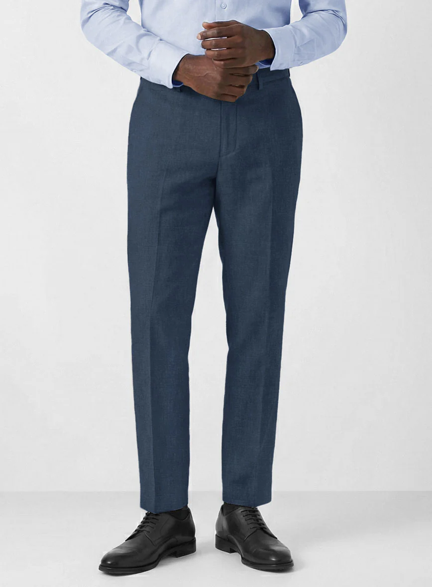 Solbiati Art Du Lin Ebony Blue Linen Suit - Image 6