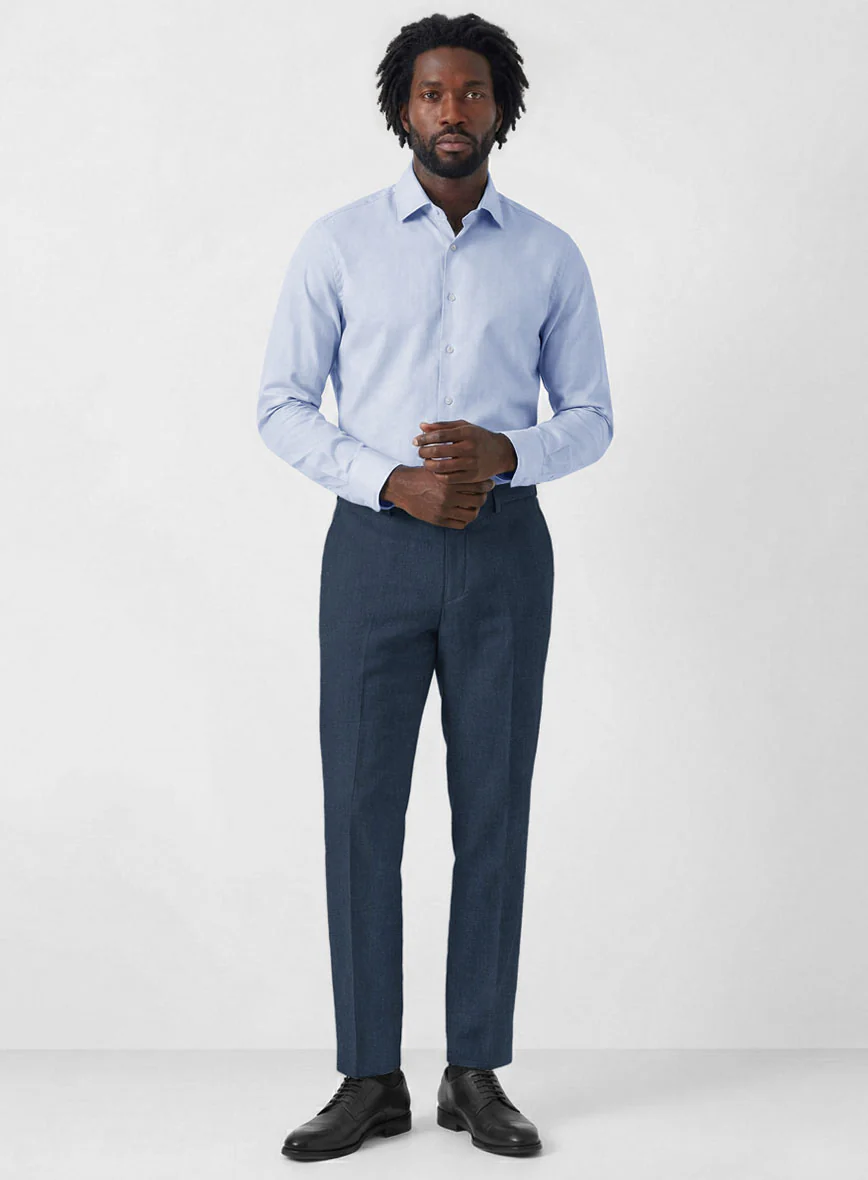Solbiati Art Du Lin Ebony Blue Linen Suit - Image 7
