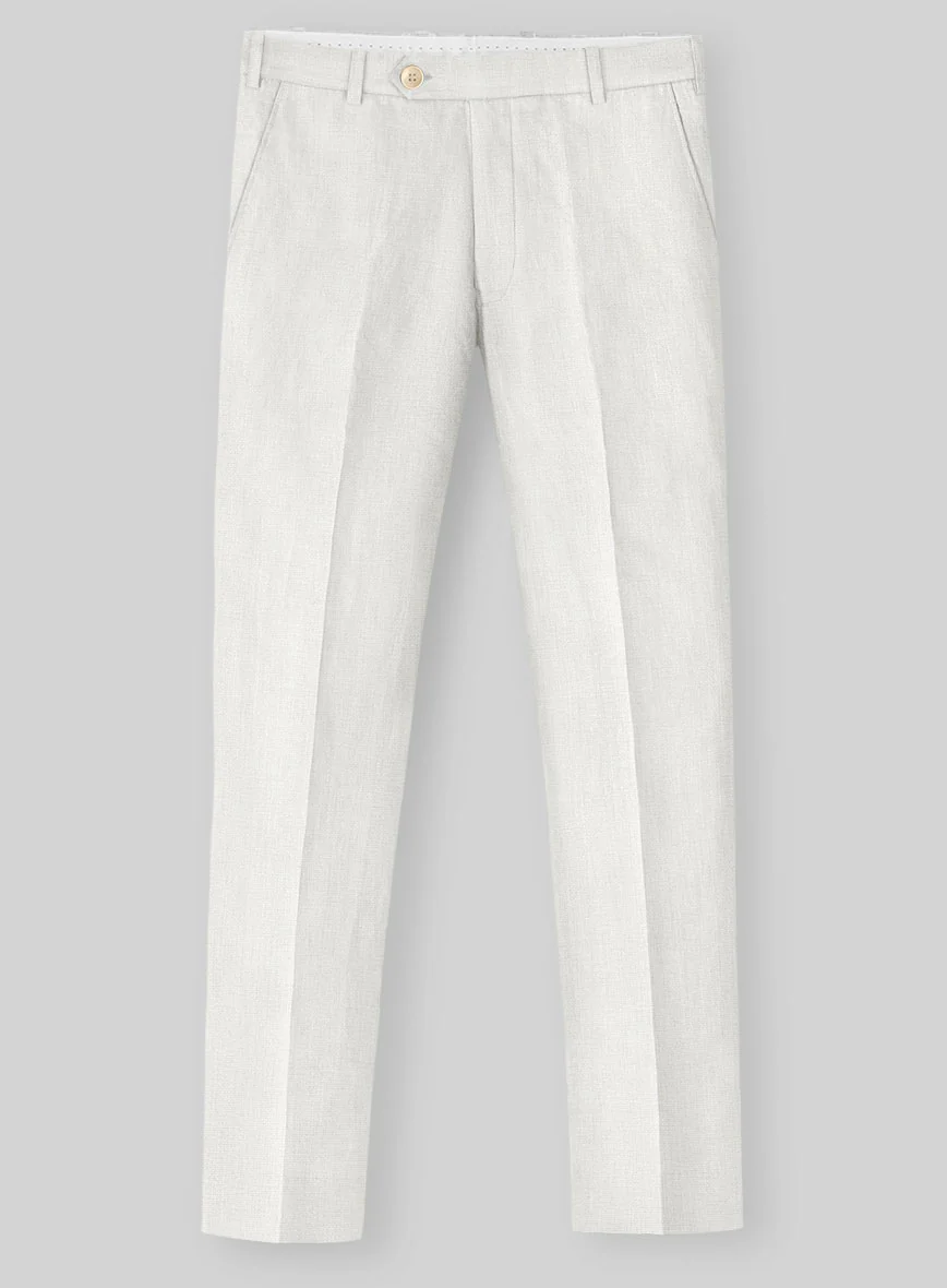 Solbiati Art Du Lin Ivory Linen Suit - Image 5