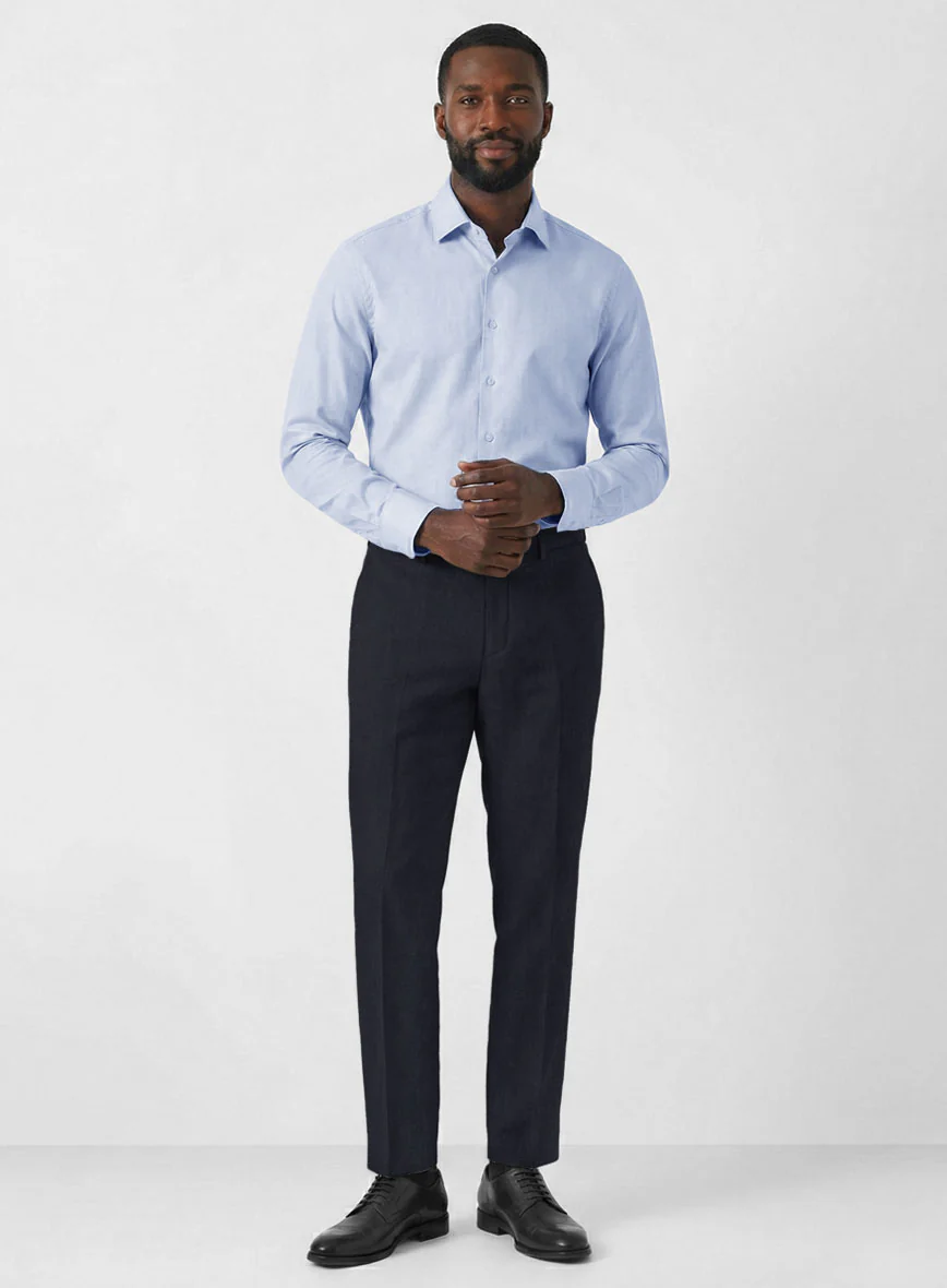 Solbiati Art Du Lin Midnight Blue Linen Suit - Image 7