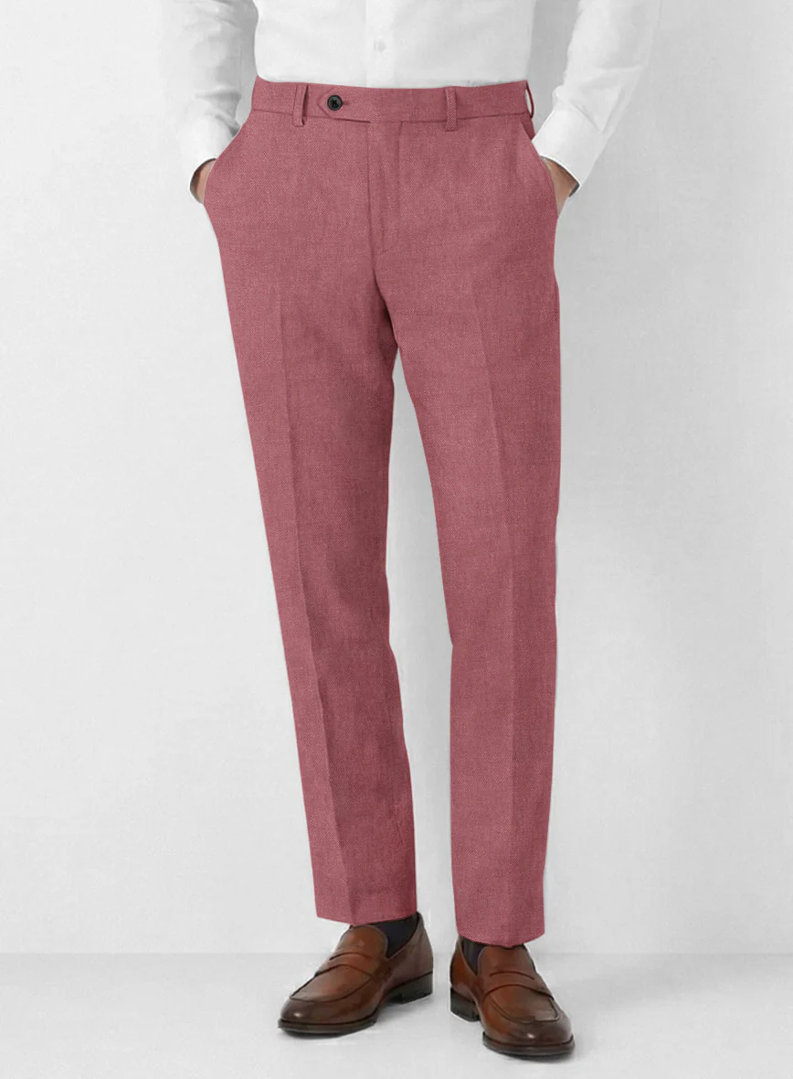 Solbiati Art Du Lin Opera Mauve Linen Suit - Image 6