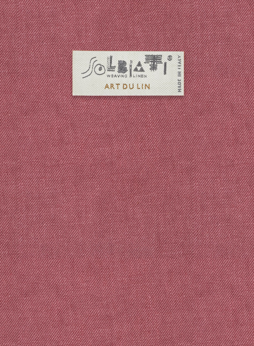 Solbiati Art Du Lin Opera Mauve Linen Jacket - Image 3