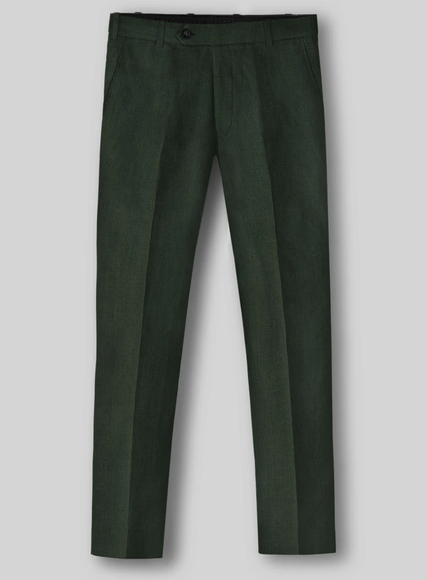 Solbiati Art Du Lin Palm Green Linen Suit - Image 5