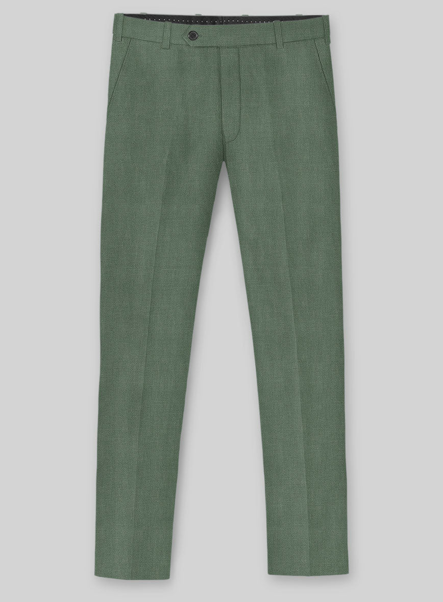 Solbiati Art Du Lin Sage Green Linen Suit - Image 4