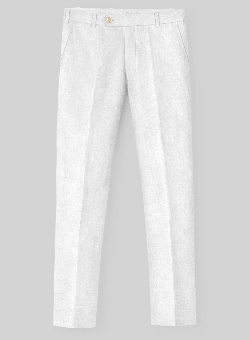 Solbiati Art Du Lin White Linen Suit - Image 5