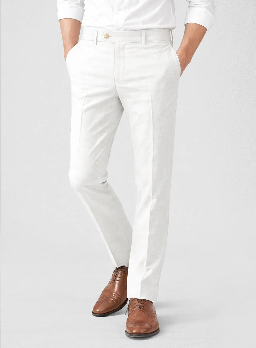 Solbiati Art Du Lin White Linen Suit - Image 6