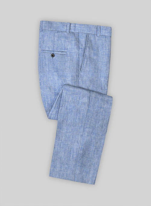 Solbiati Artic Blue Linen Suit - Image 4
