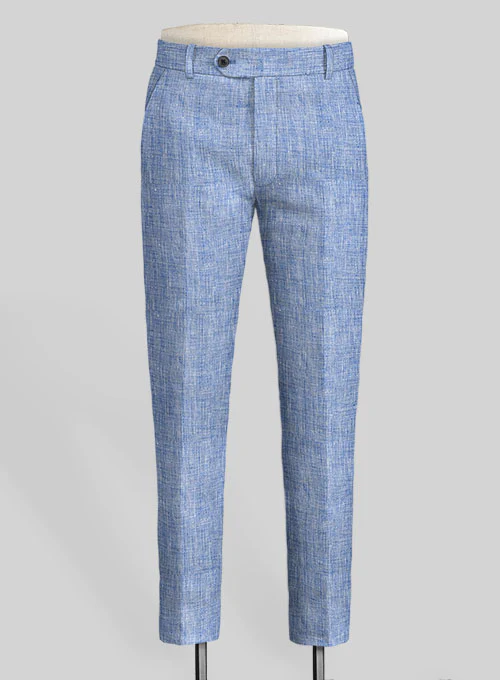 Solbiati Artic Blue Linen Suit - Image 5