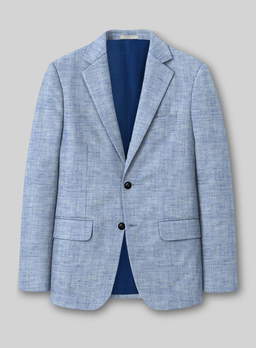 Solbiati Artic Blue Linen Suit - Image 3