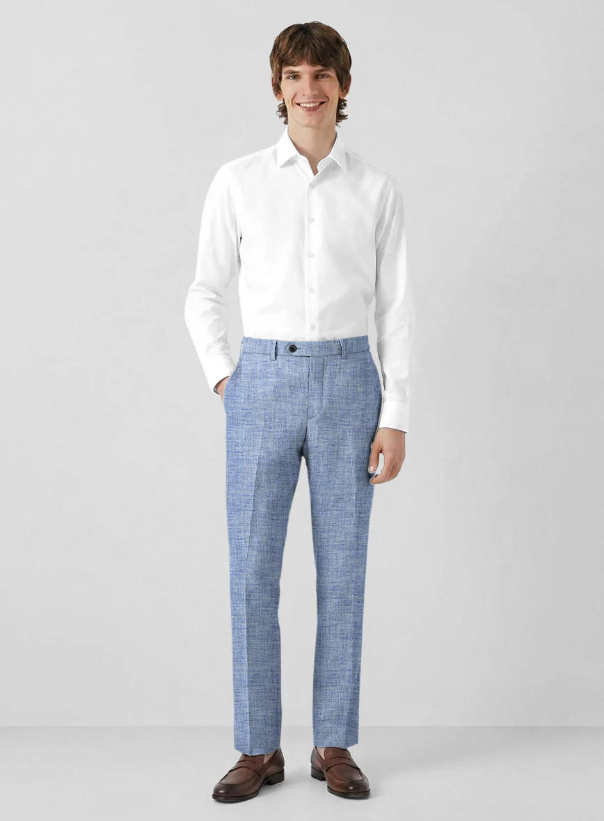 Solbiati Artic Blue Linen Suit - Image 7