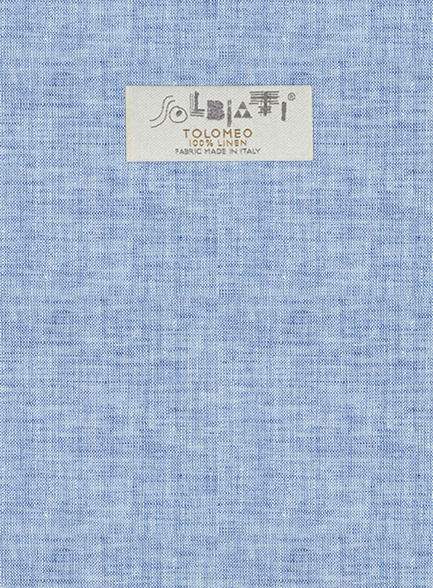 Solbiati Artic Blue Linen Suit - Image 8