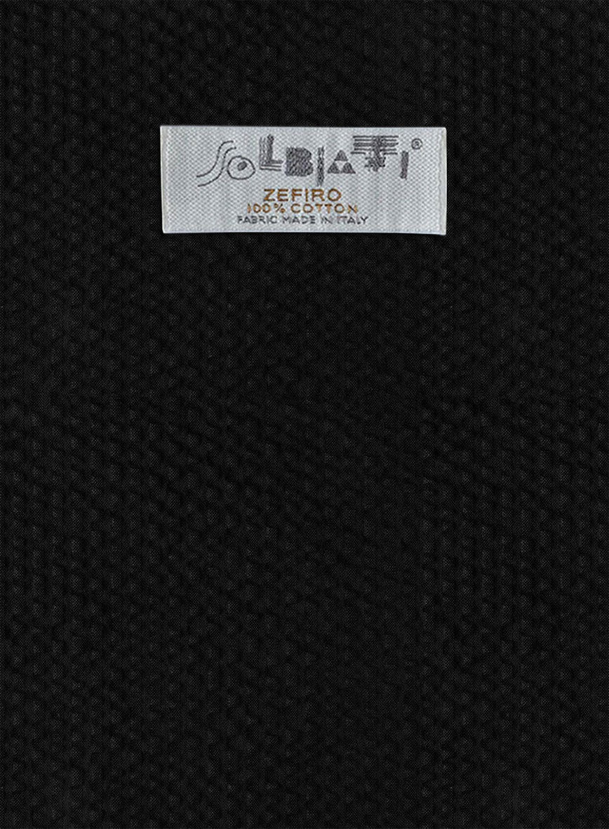 Solbiati Black Seersucker Jacket - Image 3
