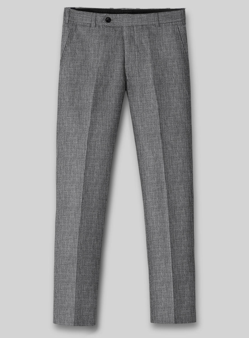 Solbiati Blue Gray Check Linen Suit - Image 7