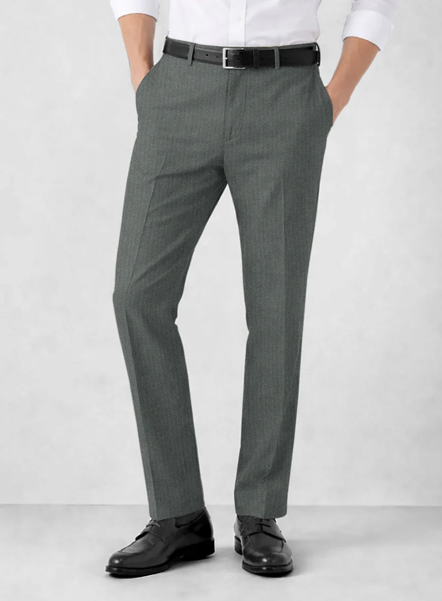 Solbiati Blue Green Herringbone Linen Suit - Image 6