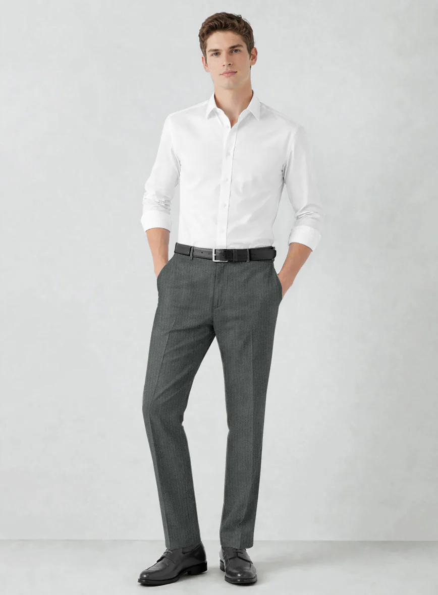 Solbiati Blue Green Herringbone Linen Suit - Image 7