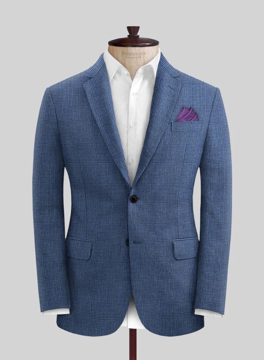 Solbiati Blue Prince Linen Suit - Image 3