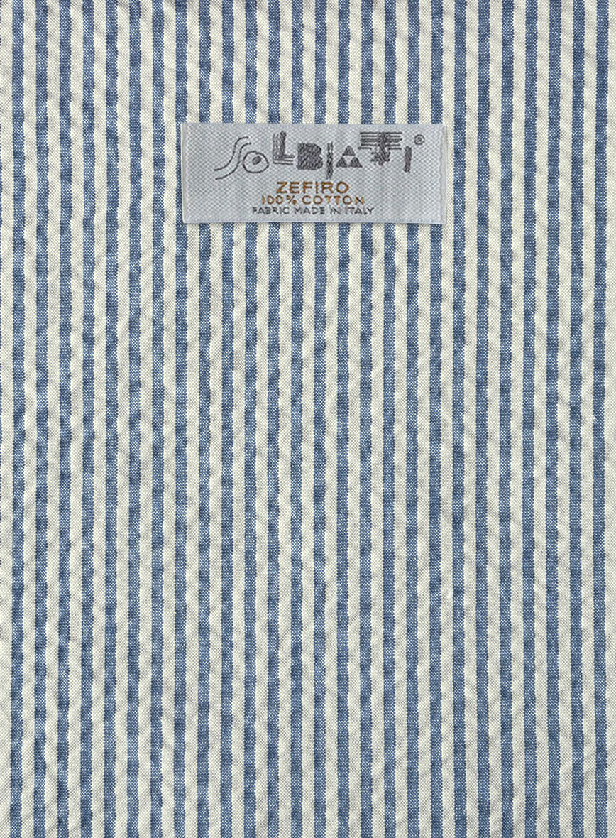 Solbiati Blue Seersucker Jacket - Image 3