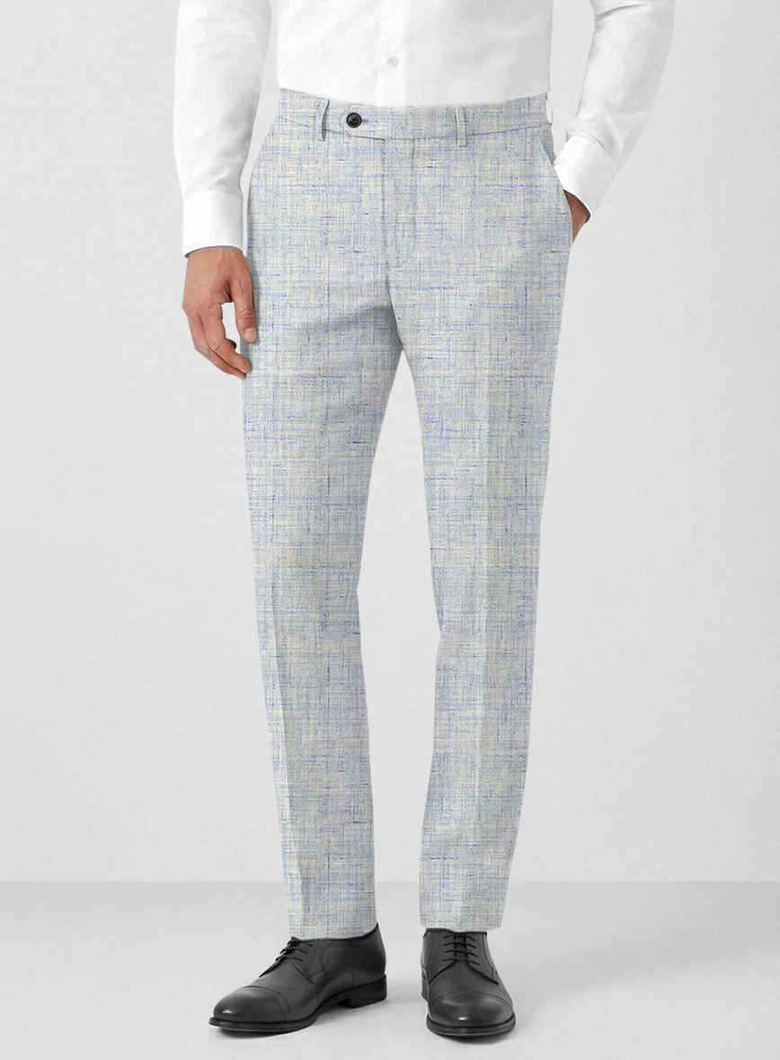 Solbiati Cloudweave Blue Linen Suit - Image 6