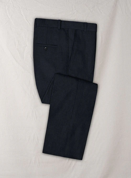 Solbiati Dark Blue Linen Suit - Image 5