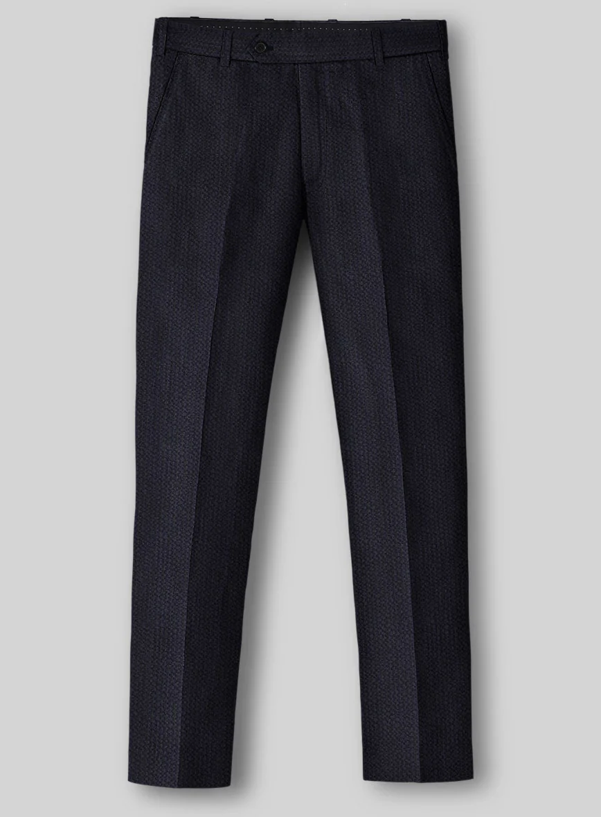 Solbiati Deep Blue Seersucker Suit - Image 5