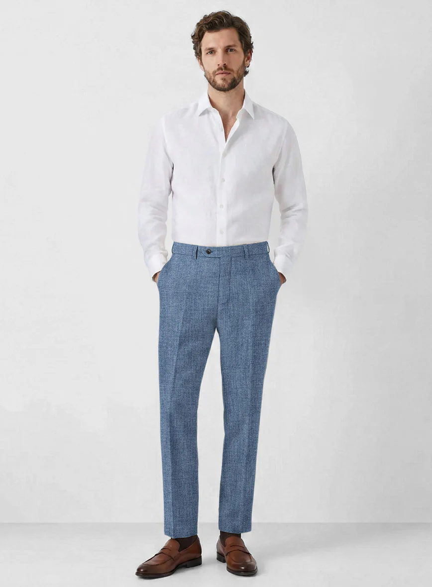 Solbiati Denim Light Blue Linen Suit - Image 7
