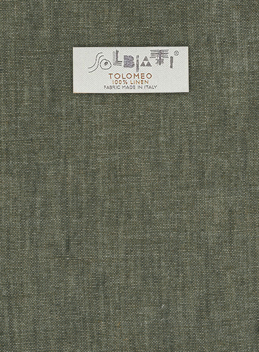 Solbiati Dew Green Linen Jacket - Image 3