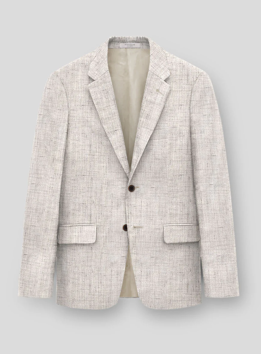 Solbiati Earthweave Brown Linen Suit - Image 4