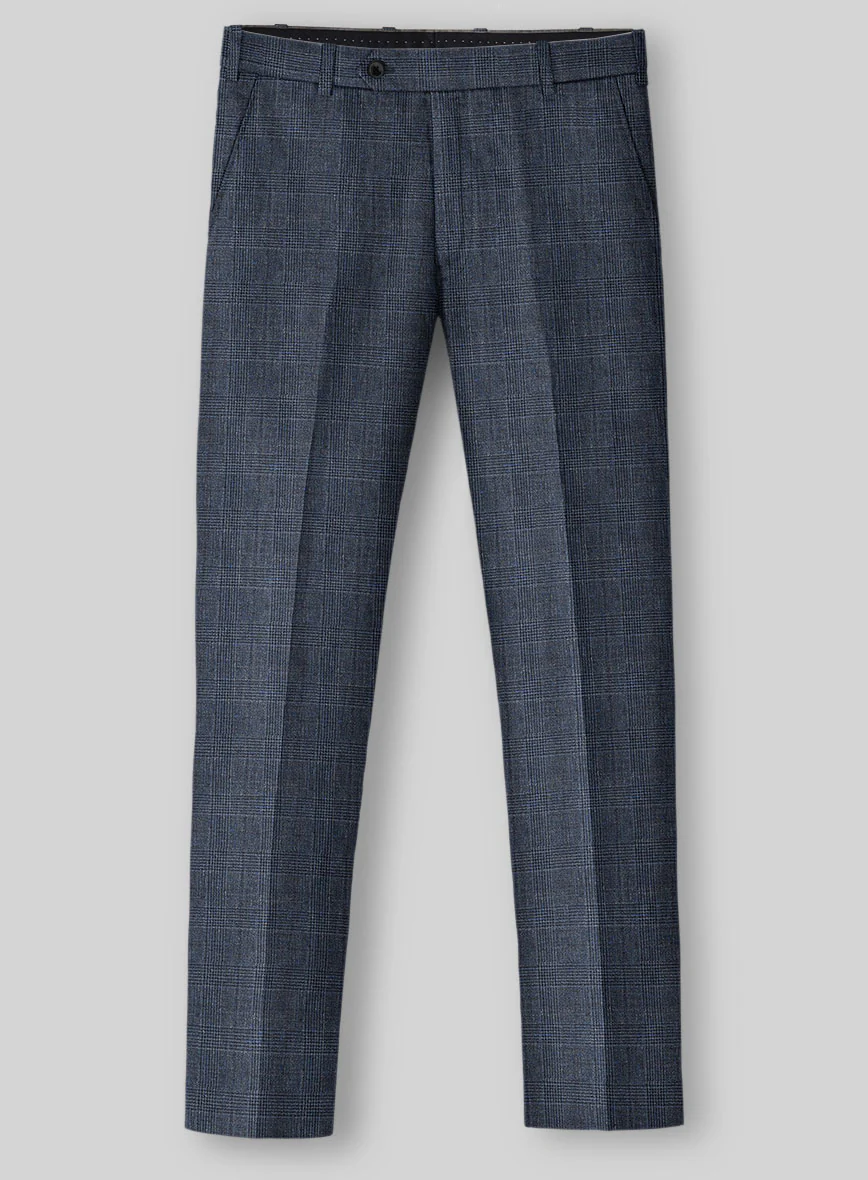 Solbiati Empire Blue Glen Linen Suit - Image 6