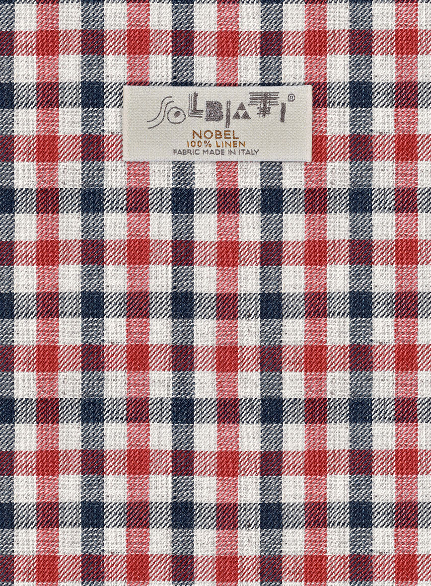 Solbiati Gingham Checks Linen Suit - Image 5