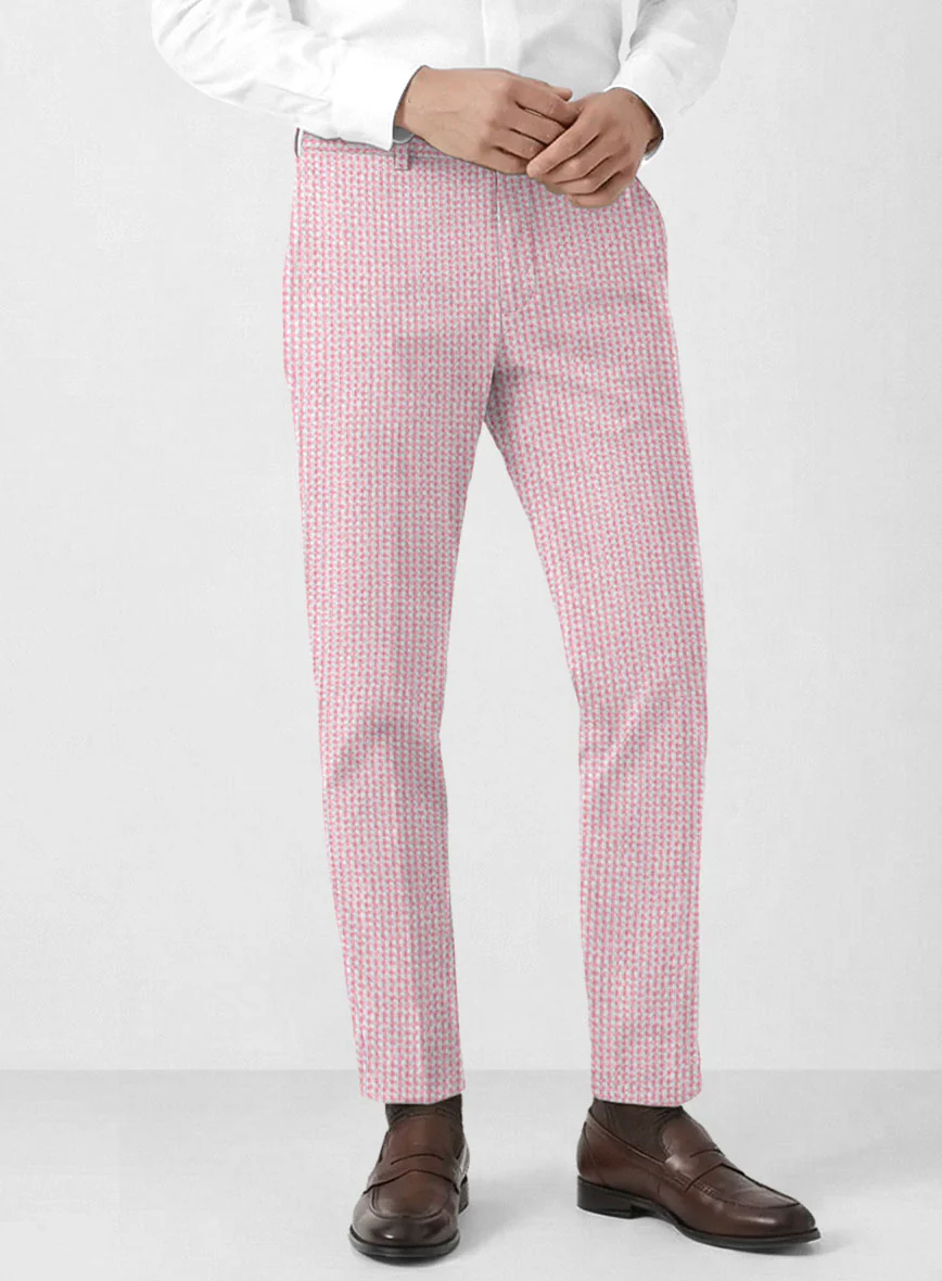 Solbiati Gingham Pink Seersucker Suit - Image 6