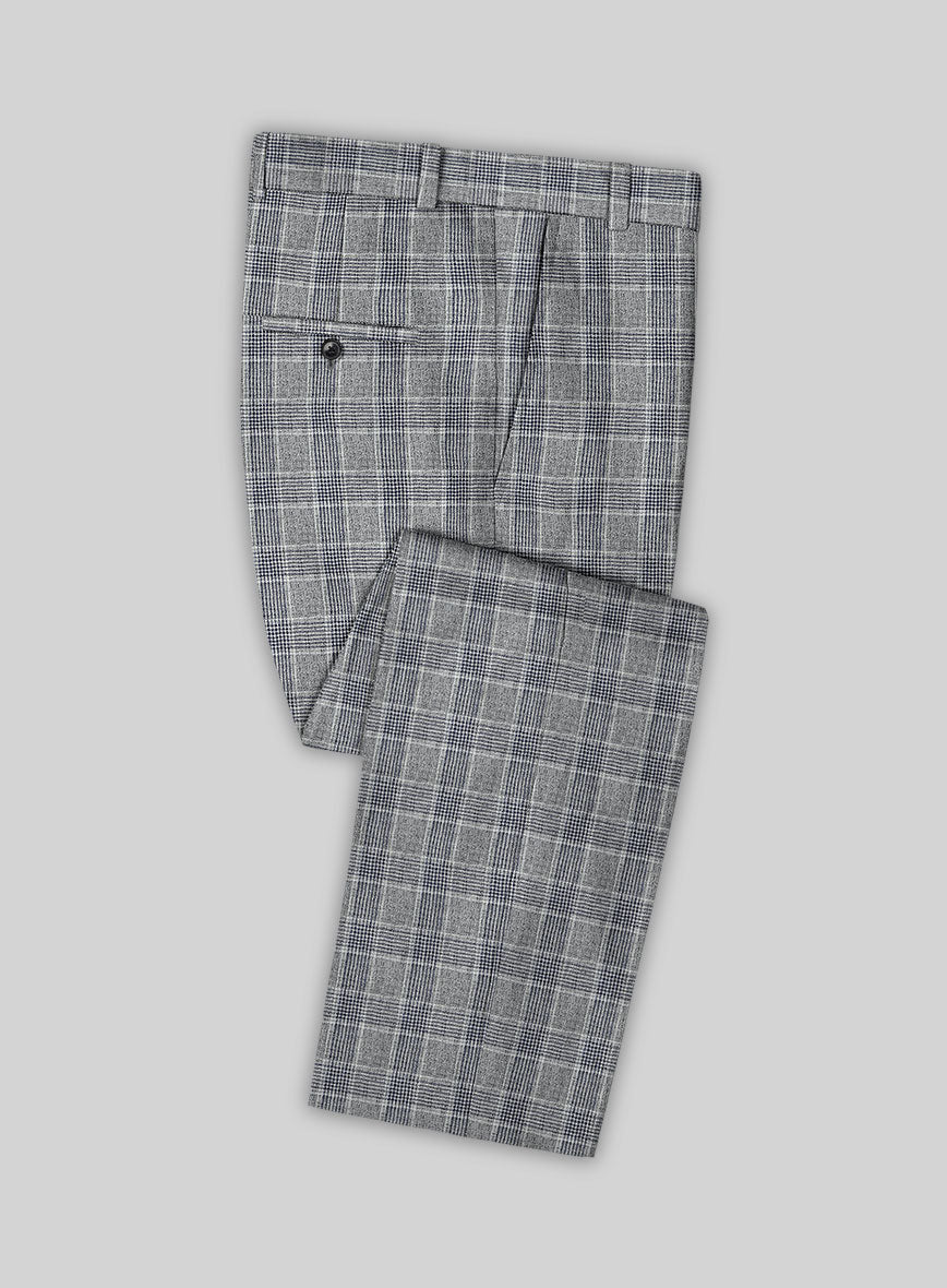 Solbiati Gray Checks Linen Suit - Image 4