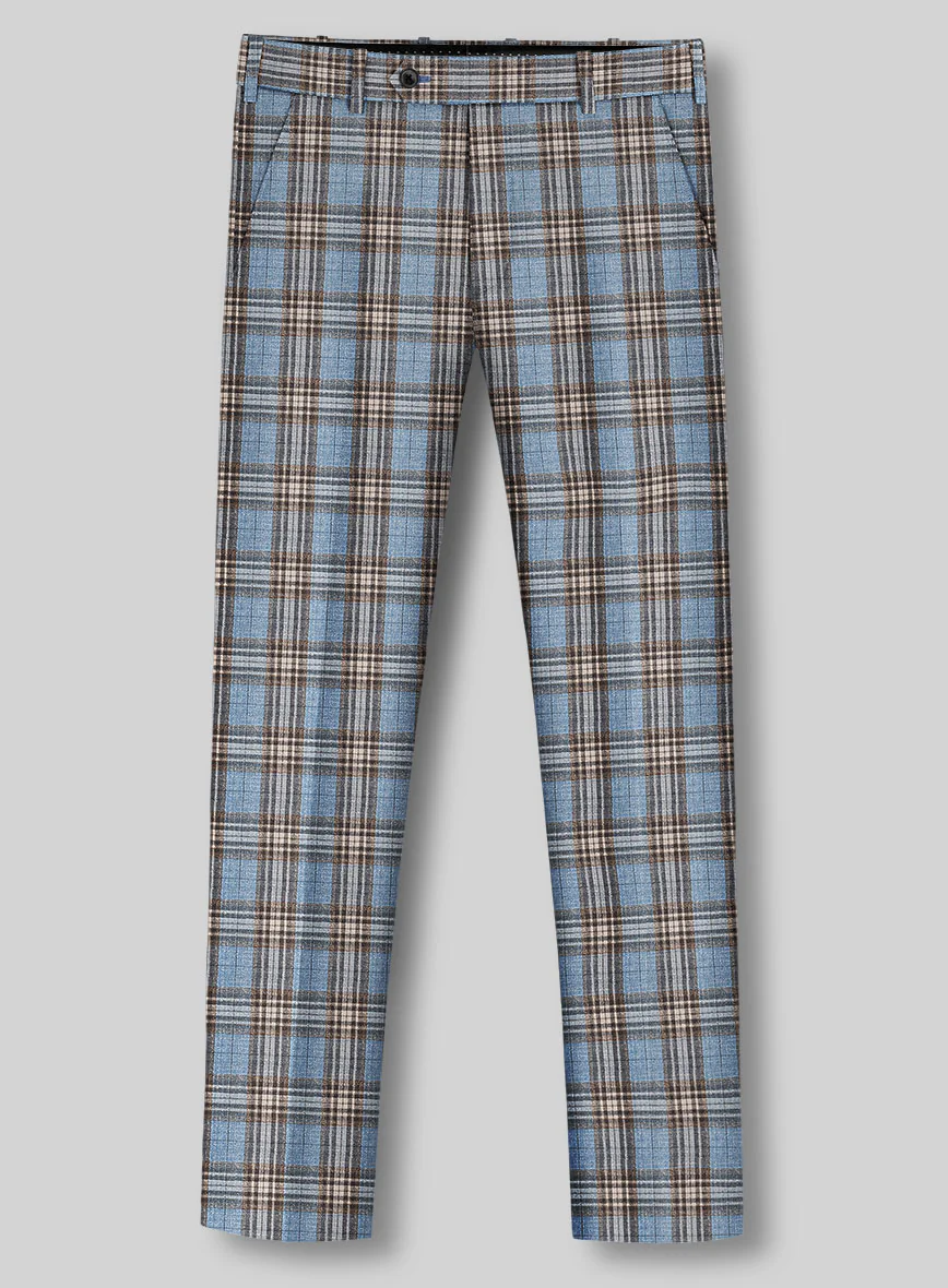 Noble Veron Tartan Wool Silk Linen Suit - Image 5