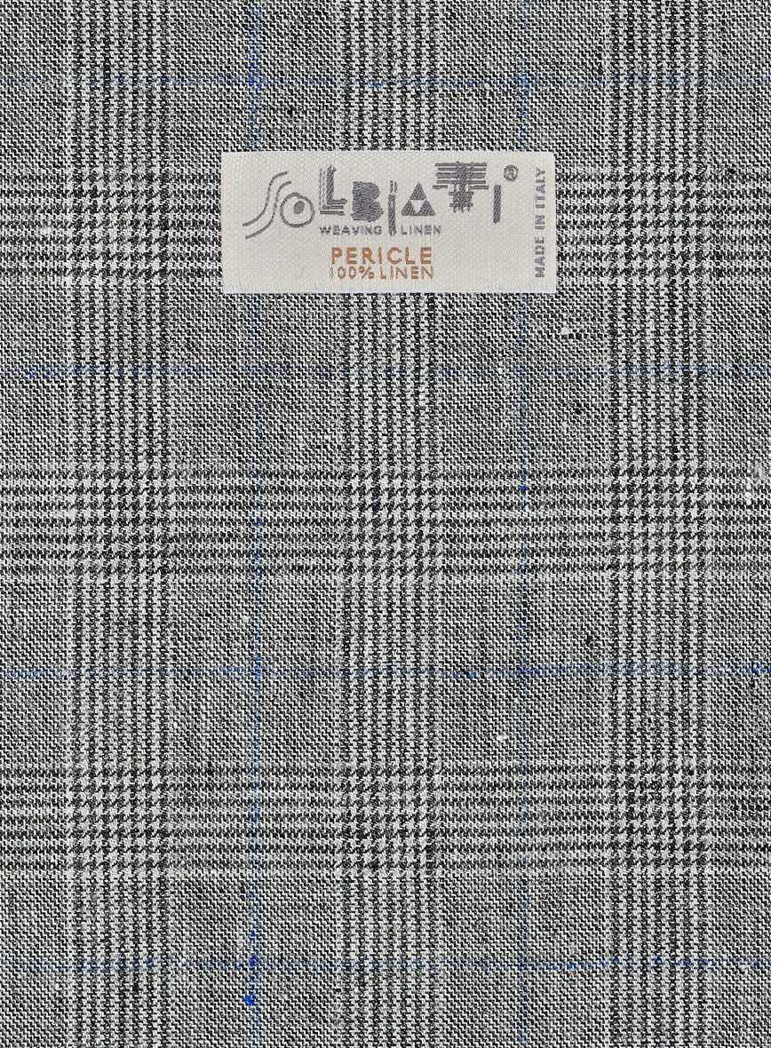 Solbiati Gray Glen Linen Pants - Image 4