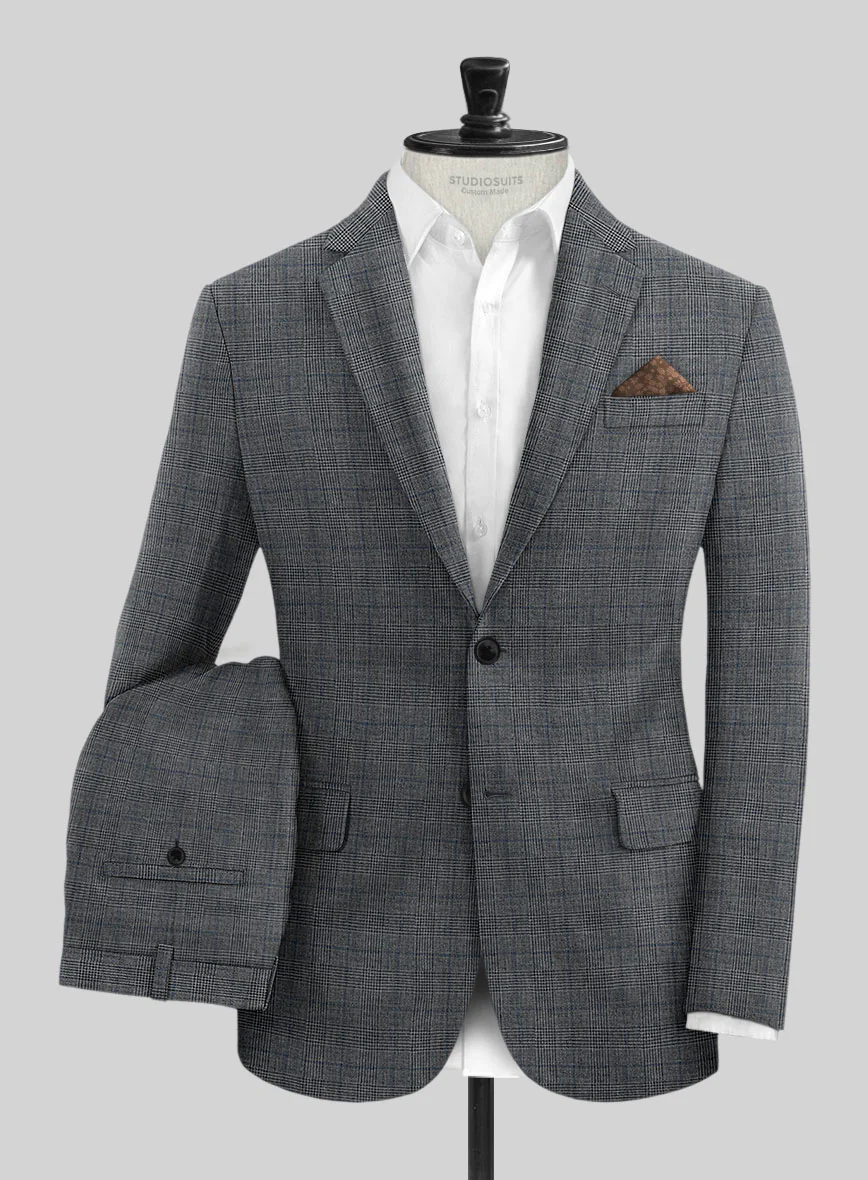 Solbiati Gray Glen Linen Suit - Image 2