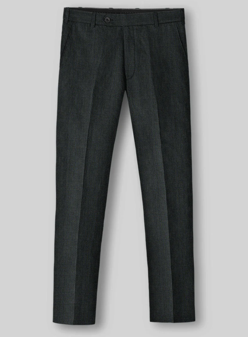 Solbiati Green Check Linen Suit - Image 5