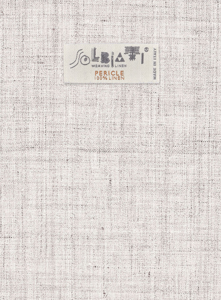 Solbiati Haze Beige Linen Pants - Image 4