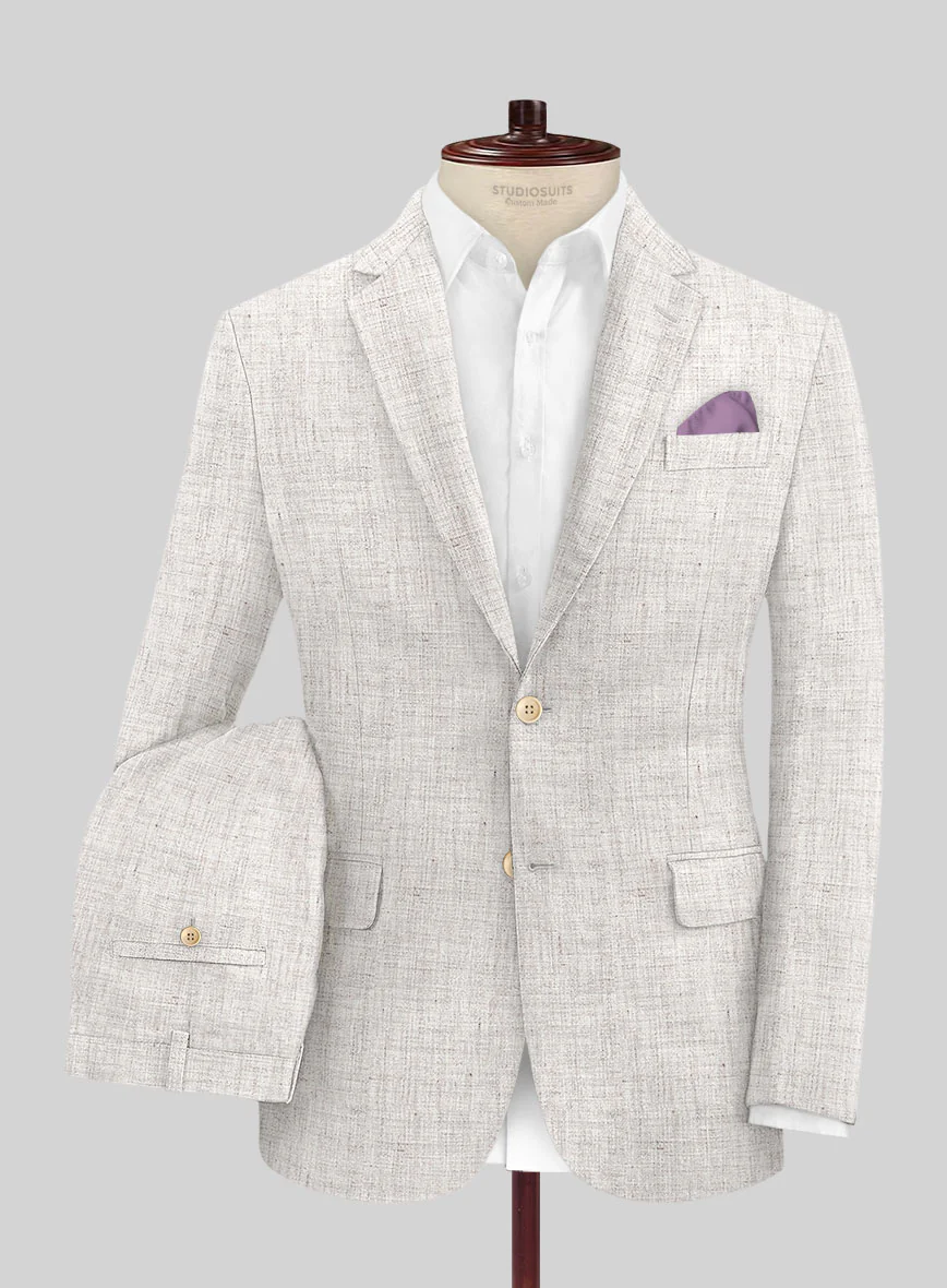 Solbiati Haze Beige Linen Suit - Image 2
