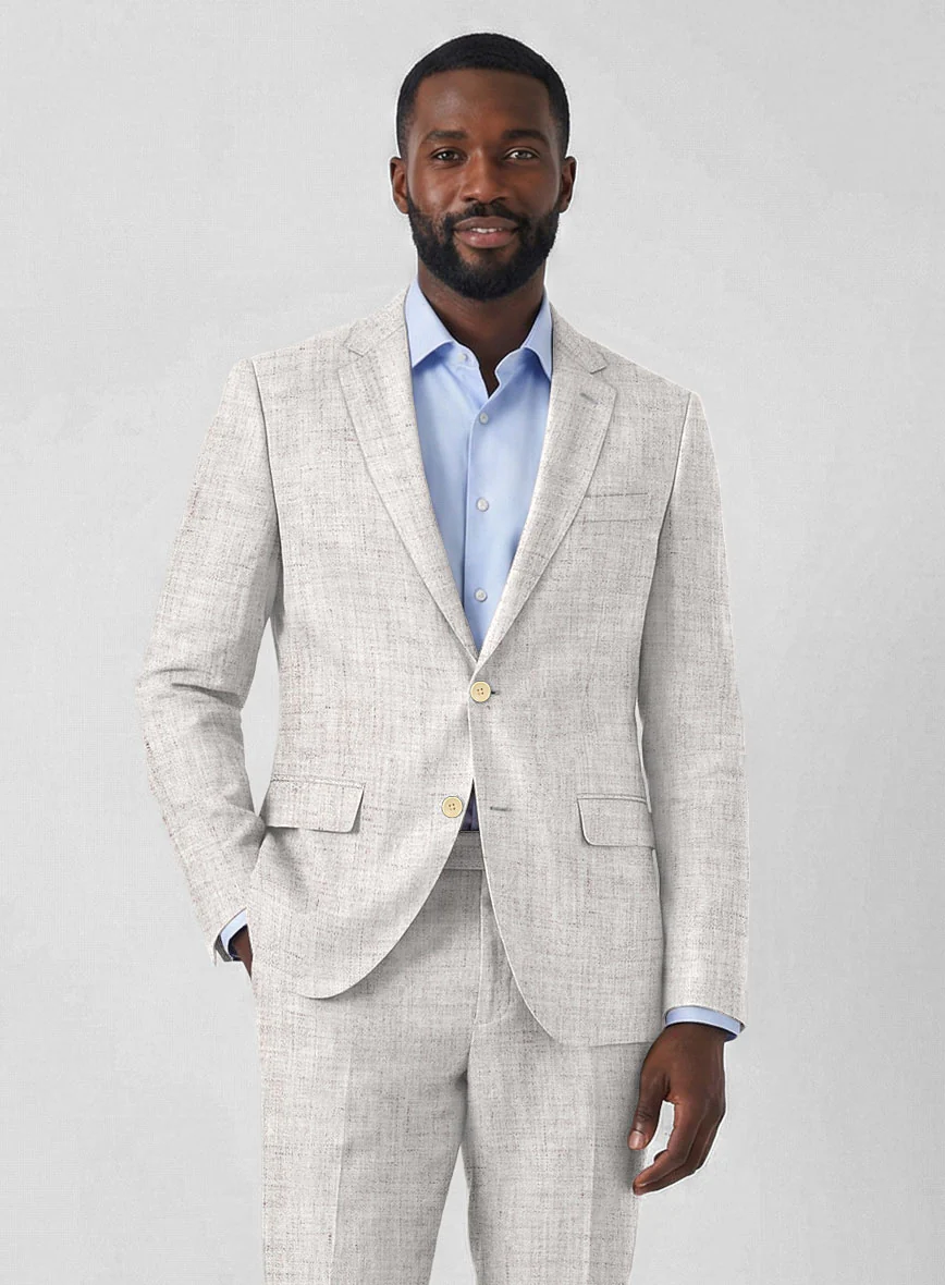 Solbiati Haze Beige Linen Suit - Image 3
