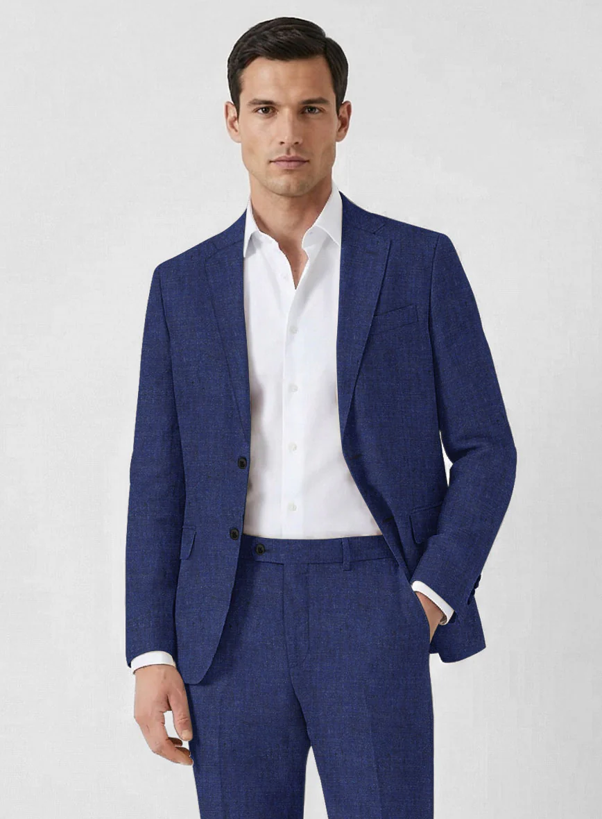 Solbiati Indigo Linen Suit - Image 3