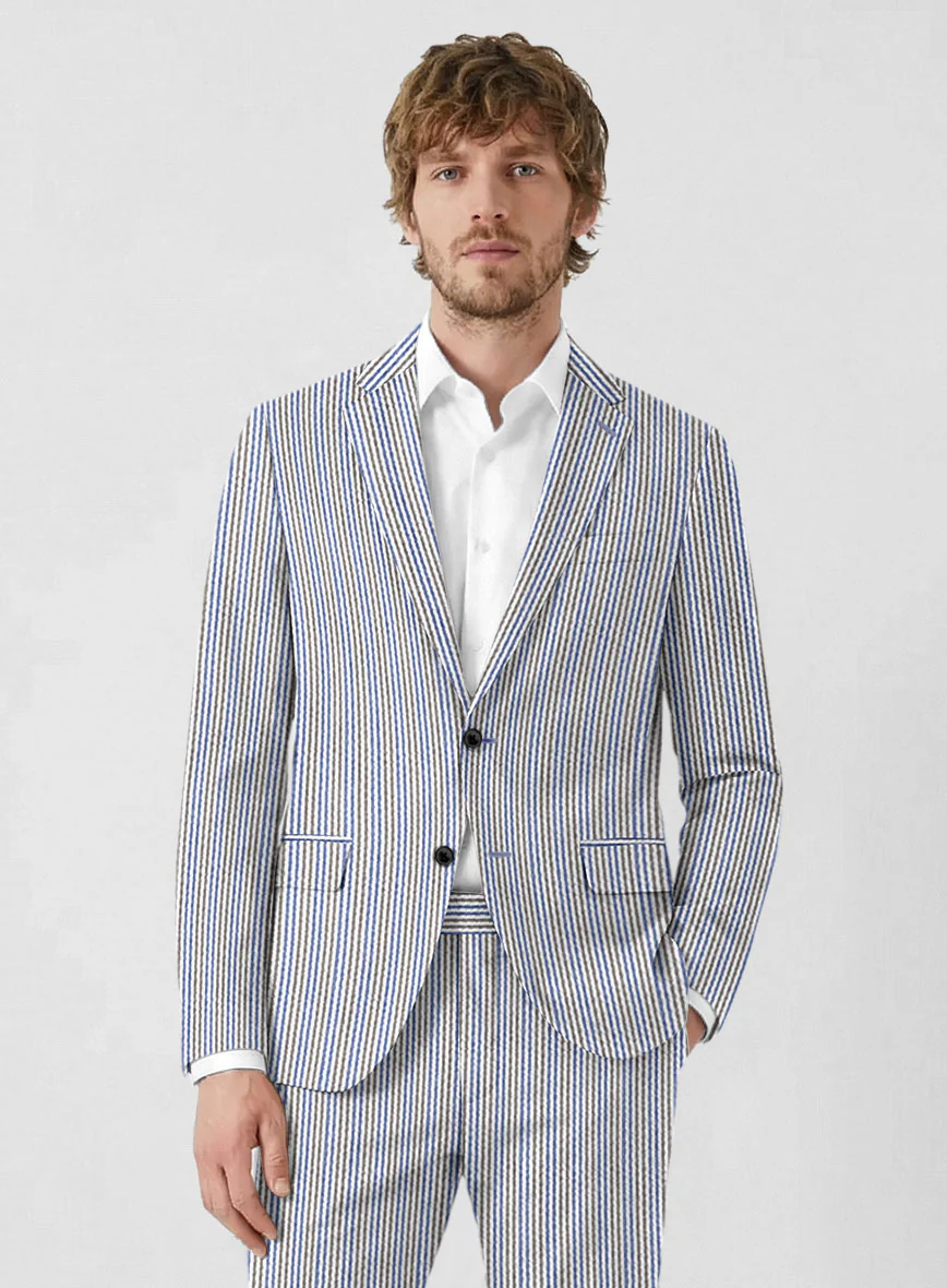 Solbiati Lianto Seersucker Suit - Image 4