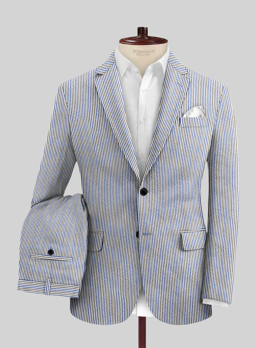 Solbiati Lianto Seersucker Suit - Image 2