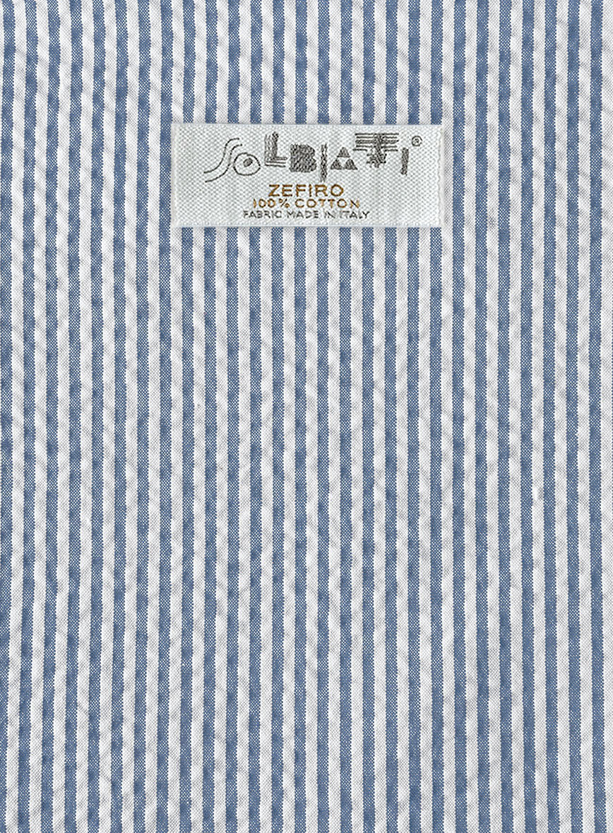 Solbiati Light Blue Seersucker Jacket - Image 3