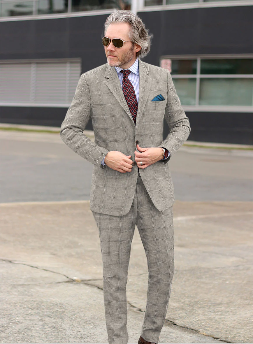 Solbiati Linen Wool Silk Tapulo Suit - Image 2