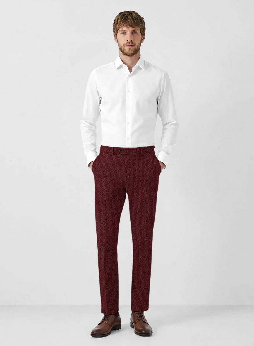 Solbiati Maroon Seersucker Suit - Image 6