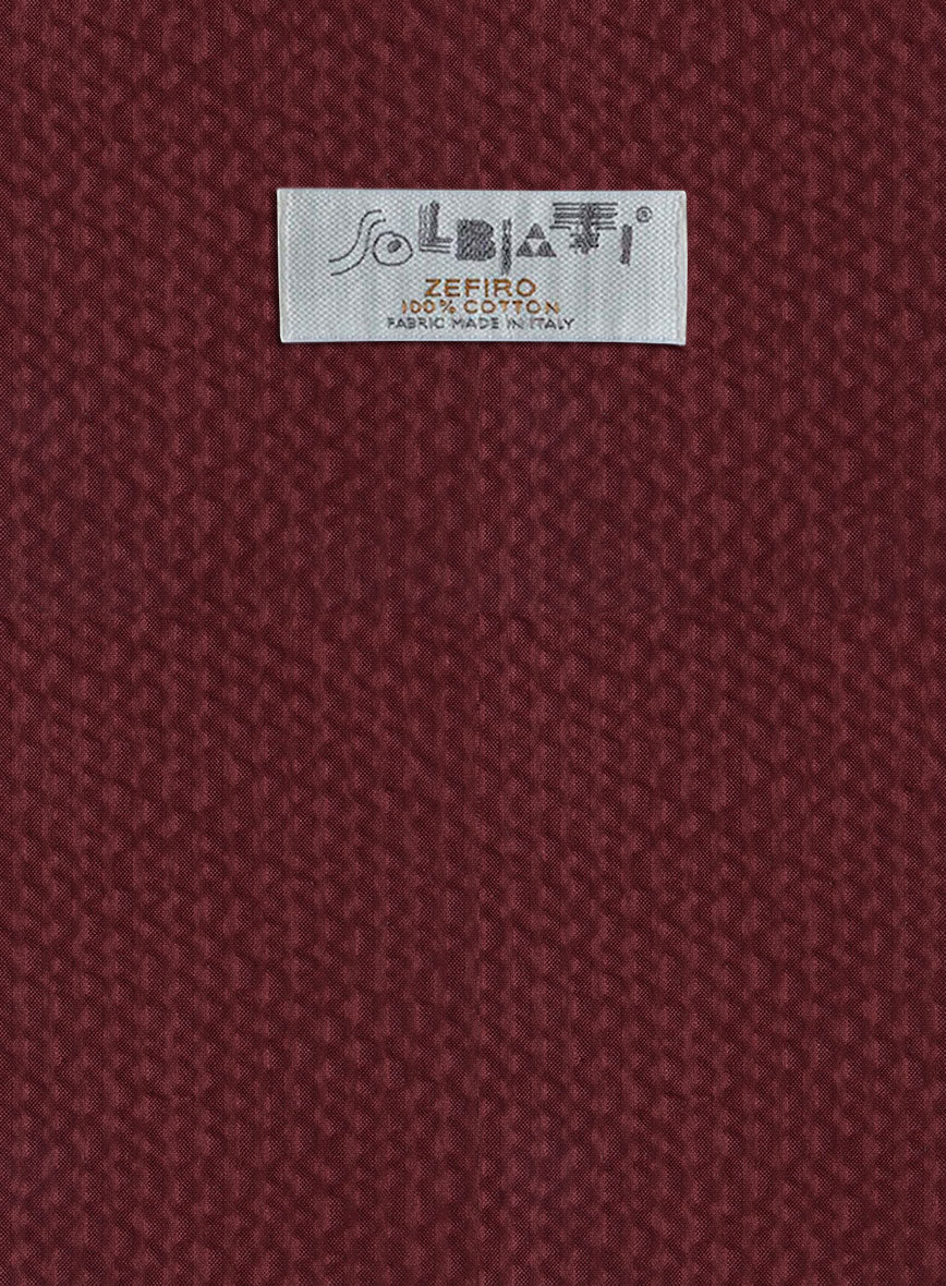 Solbiati Maroon Seersucker Suit - Image 8