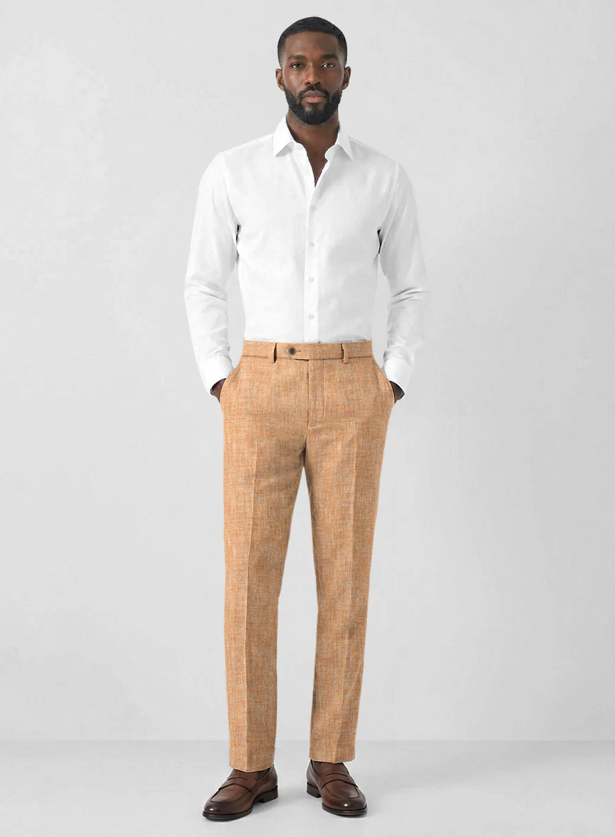 Solbiati Melon Linen Pants - Image 3