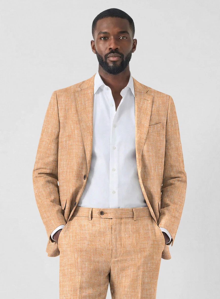 Solbiati Melon Linen Suit - Image 3