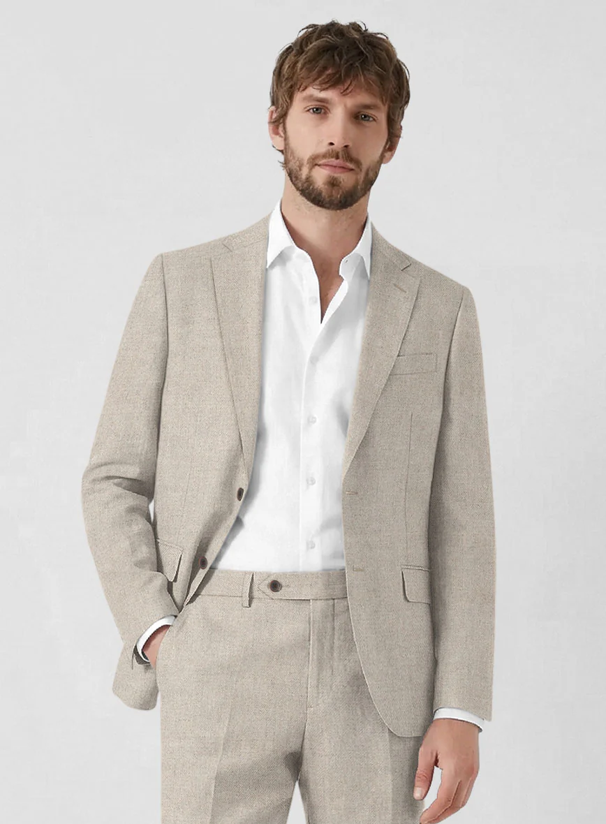Solbiati Pericle Beige Linen Jacket - Image 2