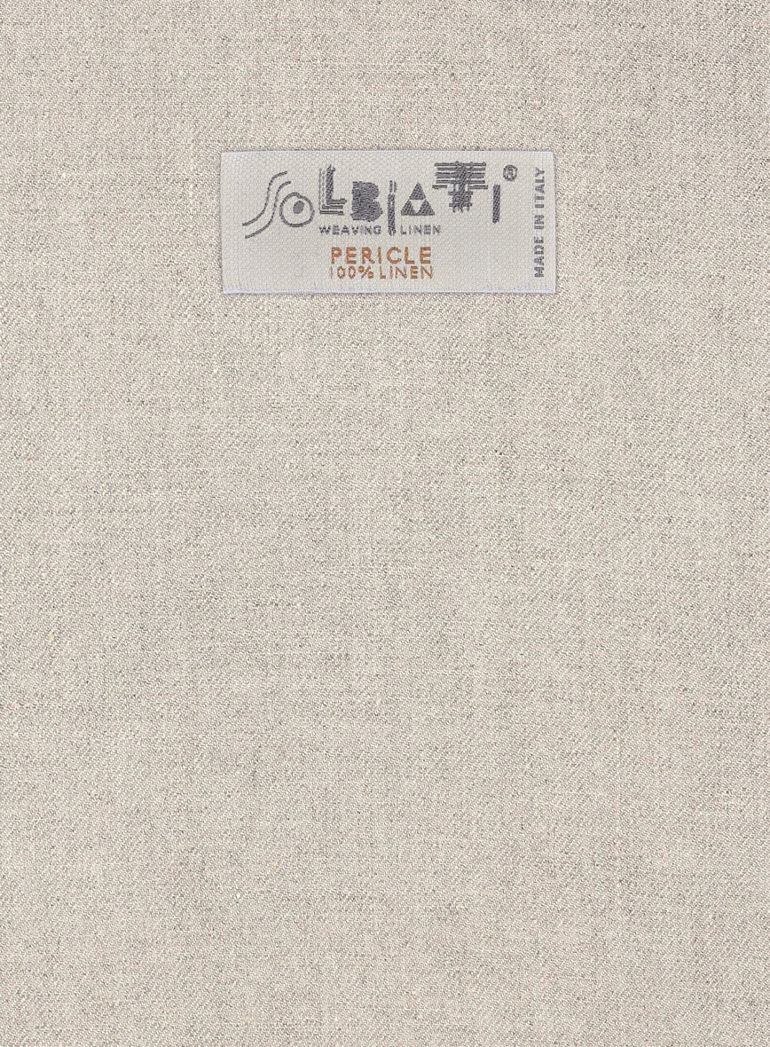 Solbiati Pericle Beige Linen Pants - Image 4